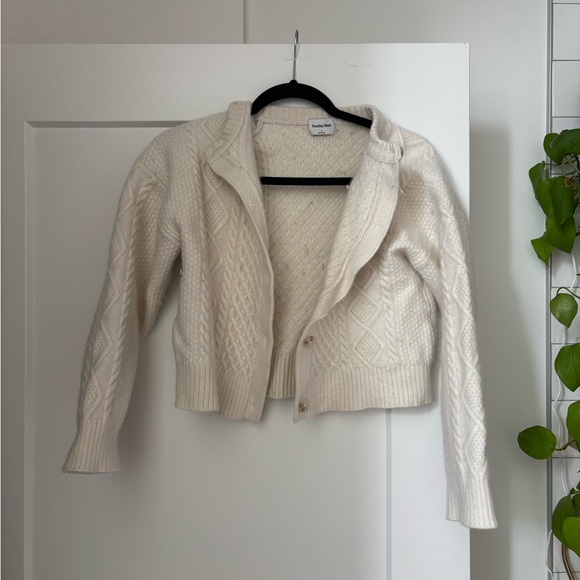 Sunday Best Cream Knit Cardigan - Picture 1 of 4